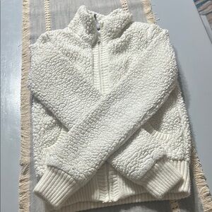 Cozy White Sherpa Jacket